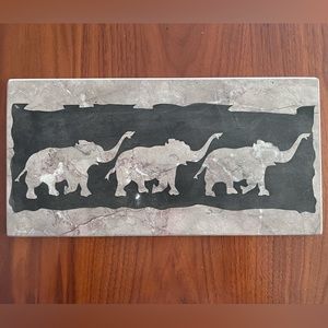 Stone Elephant Decor